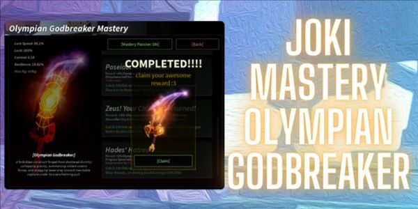 Olympian Godbreaker Mastery Boost