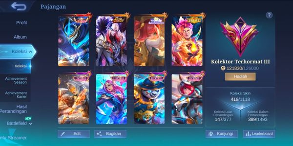 CHEAP RESPECTED ML ACCOUNT, INSTANT RECALL, LEGEND SKIN GUSION, SOUL VESSEL CECILION, SANRIO CHANGE, PRIME CLAUDE, LUCKYBOX LESLEY, AKAI, KIMMY ETC