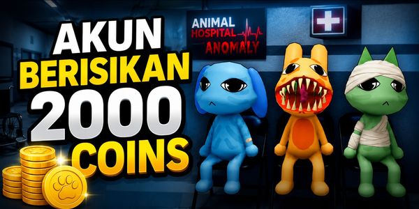 Akun Animal Hospital - 2000 Coins
