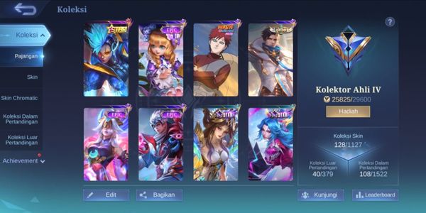 Mobile Legends Account | Expert Collector | Cheap & Safe