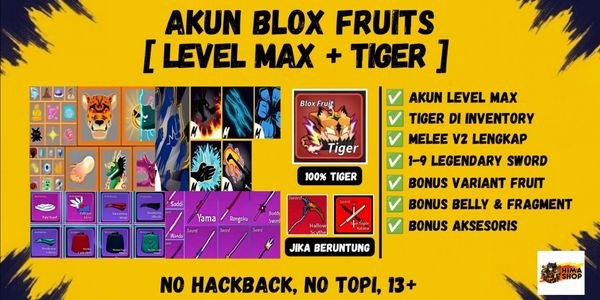 MAX LEVEL ACCOUNT + LEOPARD FRUIT IN INVENTORY | BLOX FRUIT