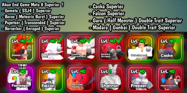 Anime Squadron Meta Account #1