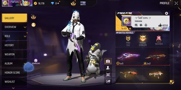 Cool Free Fire Account - Store Warranty