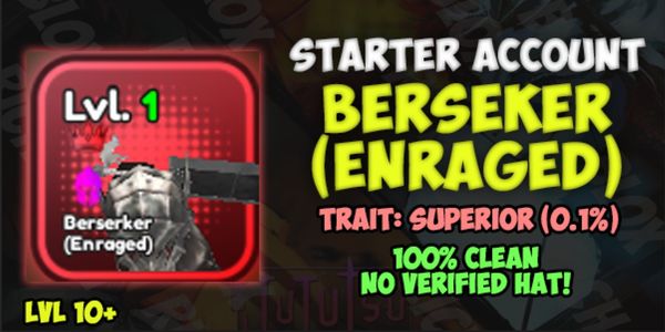 Account SUPERIOR Berseker Enraged (Guts Evo) + Bonus | Anime Squadron
