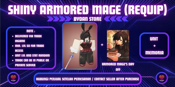Shiny Armored Mage (Requip) + Memoria / Erza - Anime Vanguards