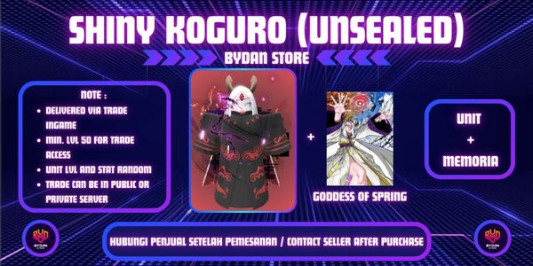 Shiny Koguro (Unsealed) + Memoria / Kaguya - Anime Vanguards
