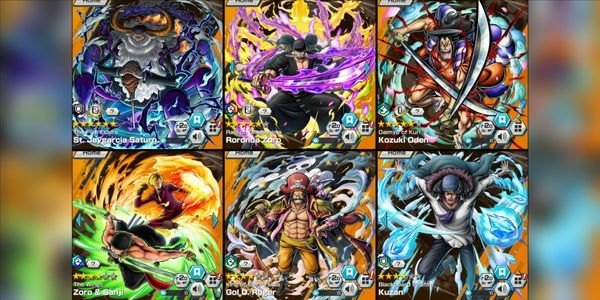 ไอดี 6 Extreme Saturn EX Max Zoro EX 5 Oden EX 5 Zoro Sanji EX Roger EX Kuzan EX [Android/iOS]