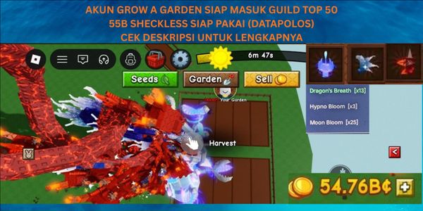 Grow A Garden 2 Account Cheapest Most Active