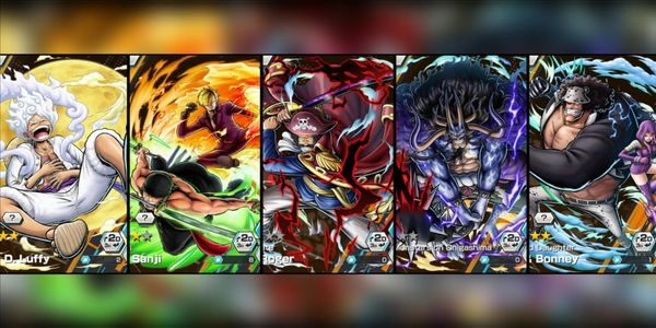 ไอดี 4 Extreme Nika EX Max Zoro Sanji EX 5 Roger EX V2 Kaido EX V2 Kuma Bonney Max [Android/iOS]