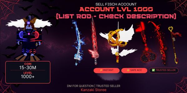 ACCOUNT FISCH END GAME MAX LVL 1000