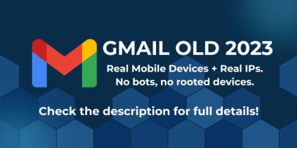 Old Gmail account created in 2023