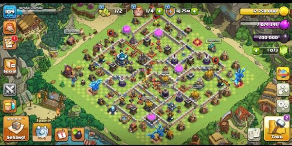 Town Hall 13 Murah Bergaransi