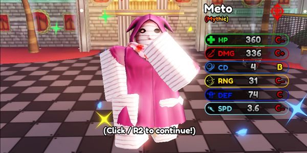 จ้างเล่น Get Meto/Eto - Anime Squadron Roblox