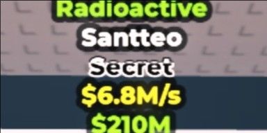santteo radioactive
