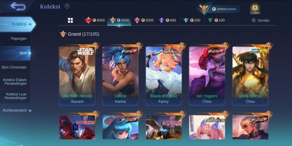 #411 Android & Ios | Skin 506 | Mega Collector 3 | 2 Legend | 5 KOF | 2 Aspirants | 3 Prime | 2 Transformers |  Saint Seiya Chou