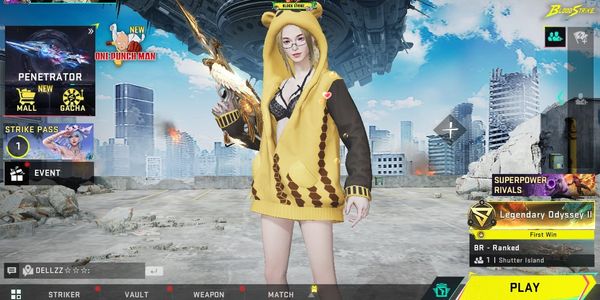 Blood Strike 계정 스페셜 | 아시아 | Lv 50 | AR97 - Ascendant [한정] | 곰 잠옷 | 라이트블레이드 | 모든 무기 & 캐릭터 스킨 포함 | #20JULY26RV5
