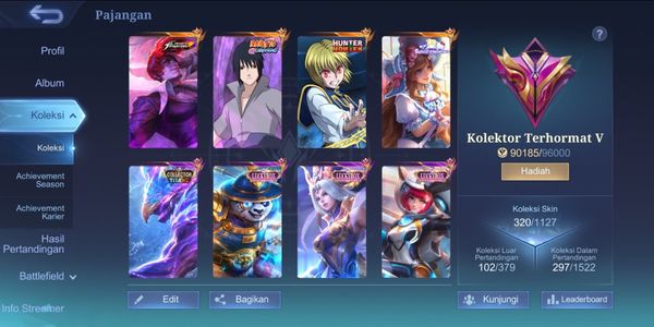 Account Sultan #10 (KoF Chou & Karina; Naruto Suyou; HxH Julian; Collector Helcurt; ecc.)