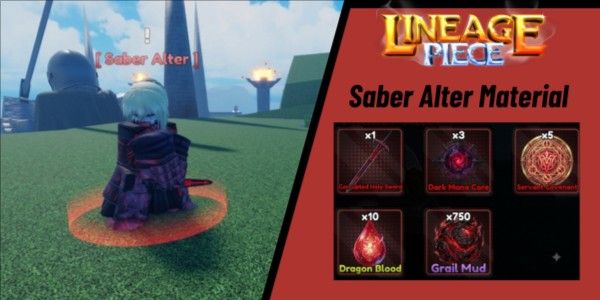 Lineage Parçası | Saber Alter Malzemesi