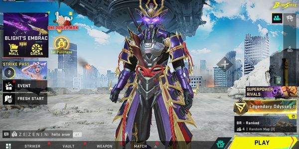 Blood Strike 계정 스페셜 | 아시아 | Lv 20 | Odashadow [Eternal] | 풀 무기 스킨 | #20JULY26RV1