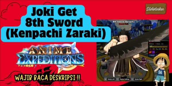 Joki Get Kenpachi Zaraki (8th Sword) Anime Expeditions
