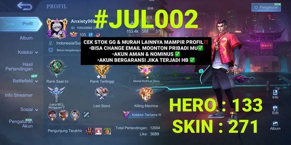 (CHEAPEST) HERO MAX I COLLECTOR NATALIA I STUN CHOU I GAARA VALE I ZHASK LUCKY BOX I LIGHTBORN TIGREAL I 2 MYSTIC I 22 EPIC SHOP #JUL002