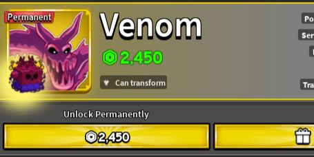 Venom (Permanent)