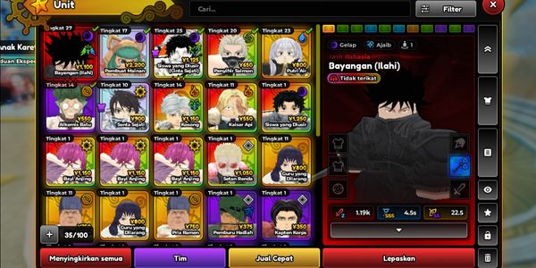 Anime Expedition Account (Megumi+Unbound) Realpict
