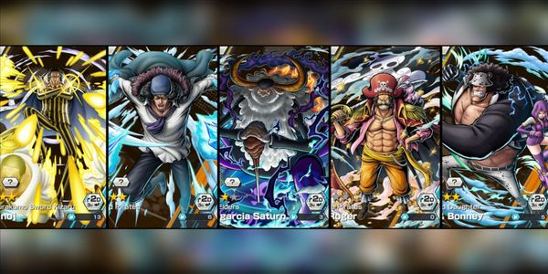 ไอดี 4 Extreme Kizaru EX Max Kuzan EX Max Saturn EX 5 Roger EX Kuma Bonney Max [Android/iOS]