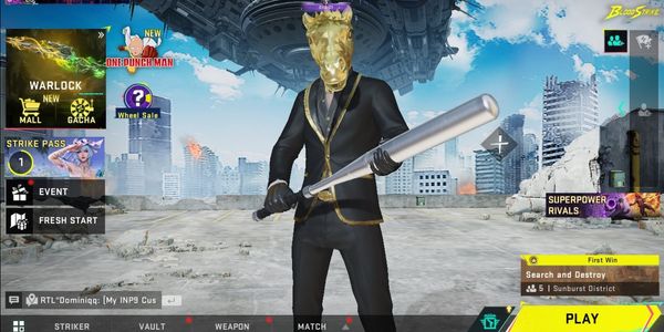 Blood Strike 계정 스페셜 | 아시아 | Lv 25 | JACK - King of Gold | Scythe Sandstorm | 일부 무기 & 캐릭터 스킨 | #23JULY26RV4