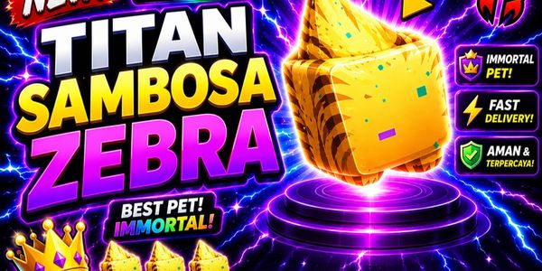 Titan Sambosa Zebra (Immortal) | Climb and Jump Tower | Ready Stock | Fast Delivery