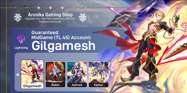 CUENTA MIDGAME - RATE ON (BANNER CHARACTER) + 10 PERSONAJES LIMITADOS - GILGAMESH + ROBIN + ASHVEIL + CIPHER || PARA MÁS DETALLES REVISA LA DESCRIPCIÓN [ASIA]