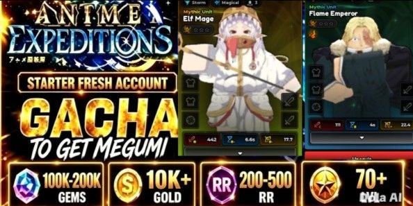 Account (1 Mythical unit) - Anime Expeditions