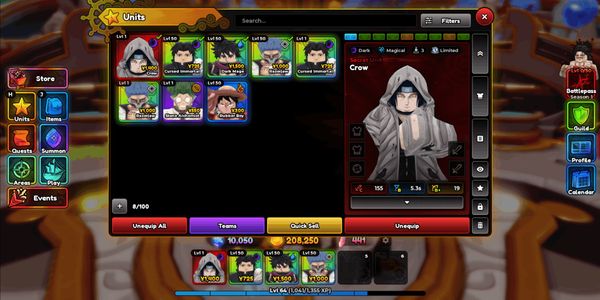 Starter Account Anime Expeditions [Crow (Itachi)]