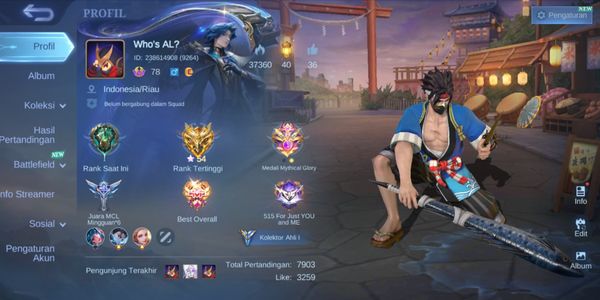 HERO EMBLEM ALL MAX SKIN 223 KOF KARINA MYSTIC LESLEY SKIN NARUTO VALE EPIC GUSION LANCELOT CLAUDE KAGURA MOSKOV KIMMY GROCK ZILONG ETC