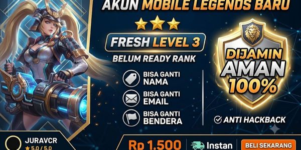 Akun Baru Fresh Level 3