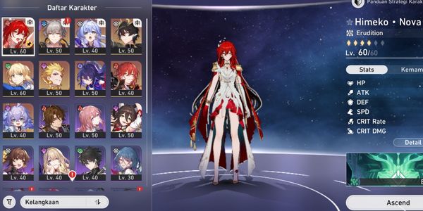 Gilgamesh (Sign), Himeko Nova, Saber, Robin, Danheng PT