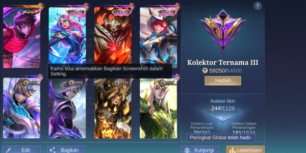 #MLBB9 Hero 125 Skin 244 | EPIC Recall | KOF Dyroth, Karina | 3 LuckyBox | CC Natalia | LB Granger | Stun Chou | Zodiac Selena
