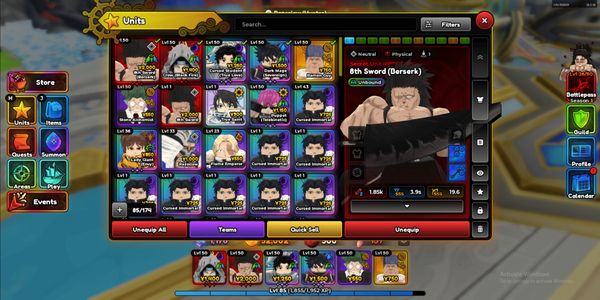 Account Anime Exepiditions 5 Unbound + 2 Secret Meta Well Build + 137 Traits Reroll (See Description and Pictures)