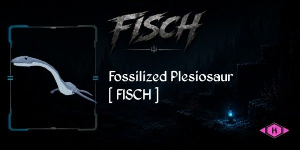 Fossilized Plesiosaur - Fisch RBL