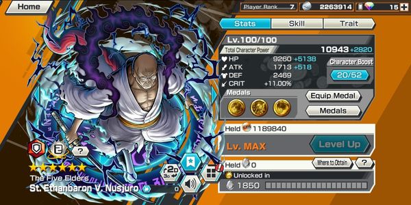 Akun Extreme | Nusjuro EX Max LVL 100 [Android/iOS]