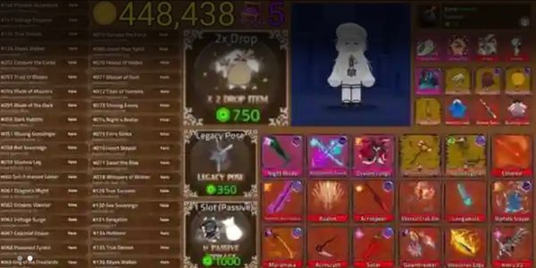 stacked King Legacy account