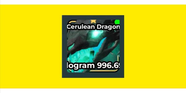 Azurblauer Drache
