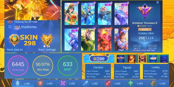 #99 CHEAP MOBILE LEGENDS ACCOUNT