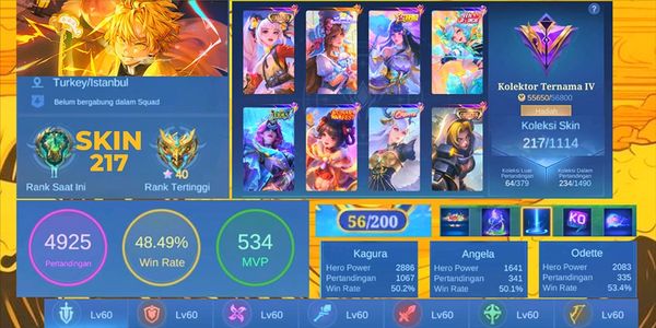 #96 CHEAP MOBILE LEGENDS ACCOUNT