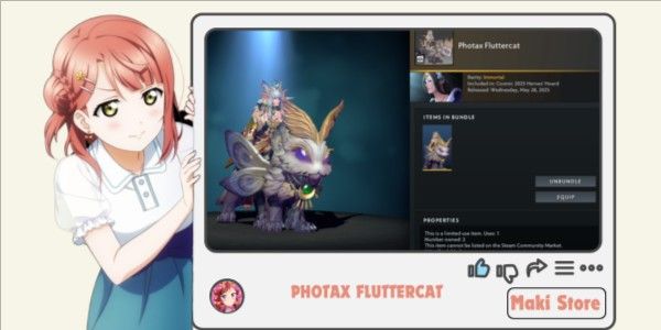 Photax Fluttercat (Mirana Set) Collector Cosmic 2025 Heroes Hoard