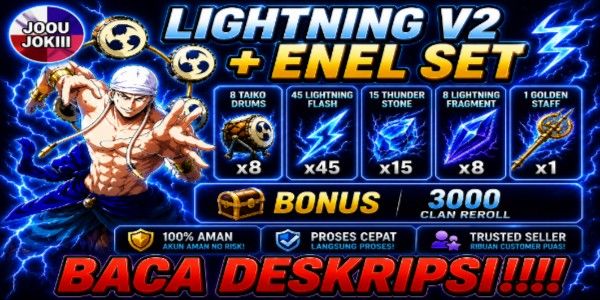 Sailor Piece Enel Set/Lightning V2 Set + F Move