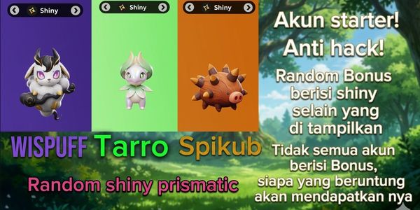 Starter Account Shiny SSS - Evomon