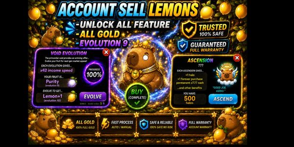 Sell Lemons Account FULL GOLD