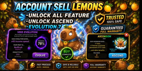 ACCOUNT MAX Sell Lemons