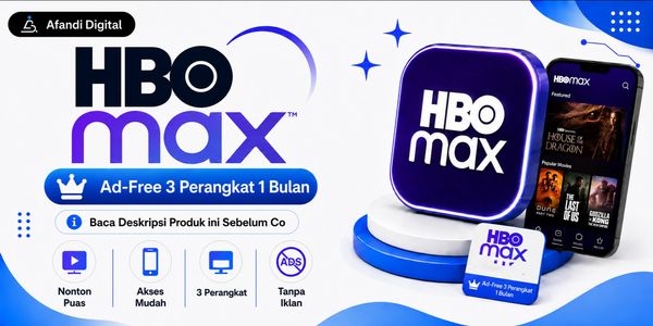 Akun Ad-Free 3 Perangkat 1 Bulan